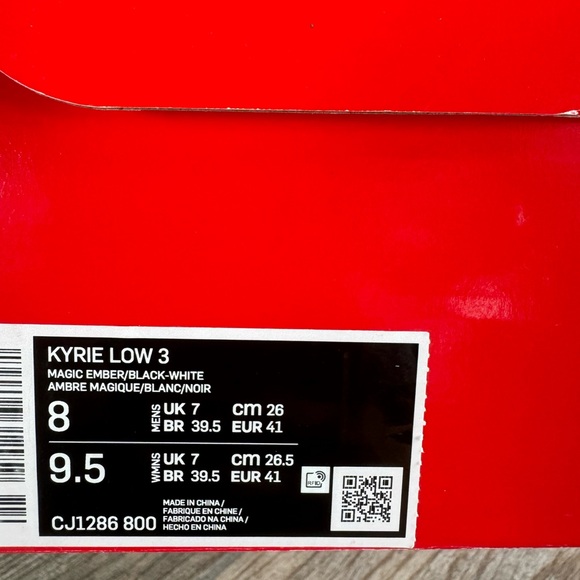 Brand New Nike Kyrie Low 3 “NY VS NY” Men’s Sneakers - Picture 10 of 11